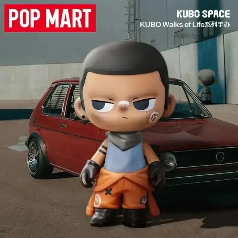 POP MART Serie Kubo Walks of Life Bambole Giocattolo Carine Figure Anime per Ragazze Modellini Carini Regalo di Compleanno Scatola Misteriosa
