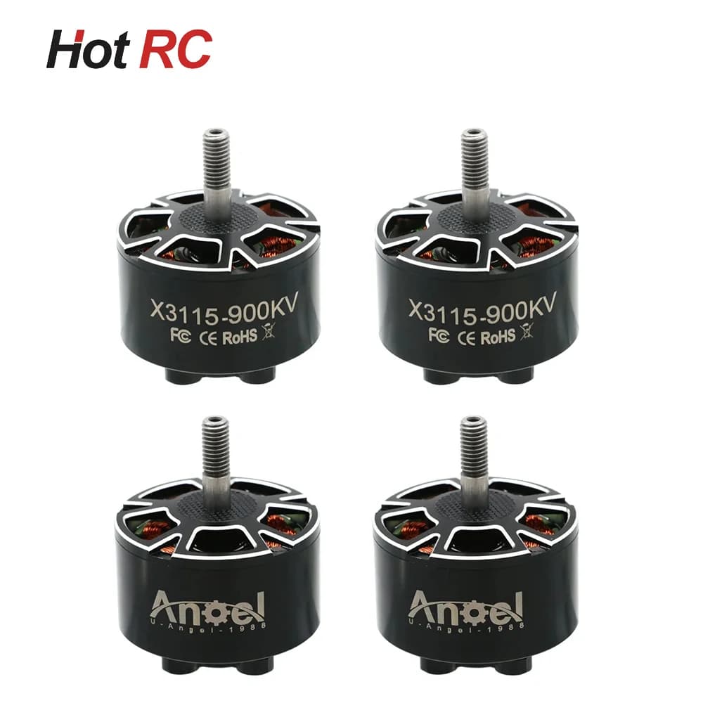 4 pieces UAngel X3115 3115 900KV 1050KV 1200KV 6S Brushless Motor for FPV Freestyle 9 inch 10 inch Long-Ray Cinelifter Drone