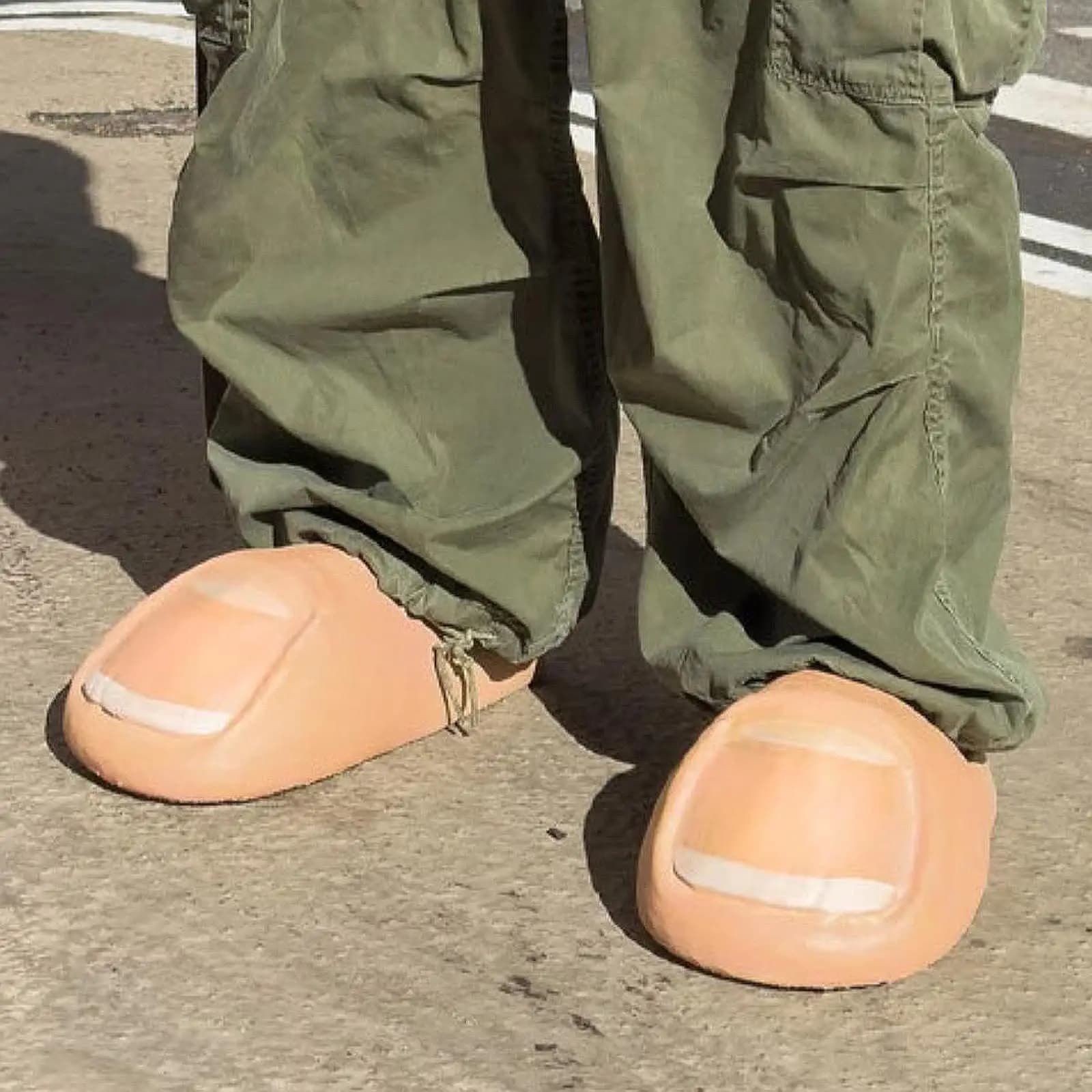Ciabatte con alluce, costumi in maschera, pantofole uniche con alluce per mascherata, esterni, interni, Natale, regali di San Valentino