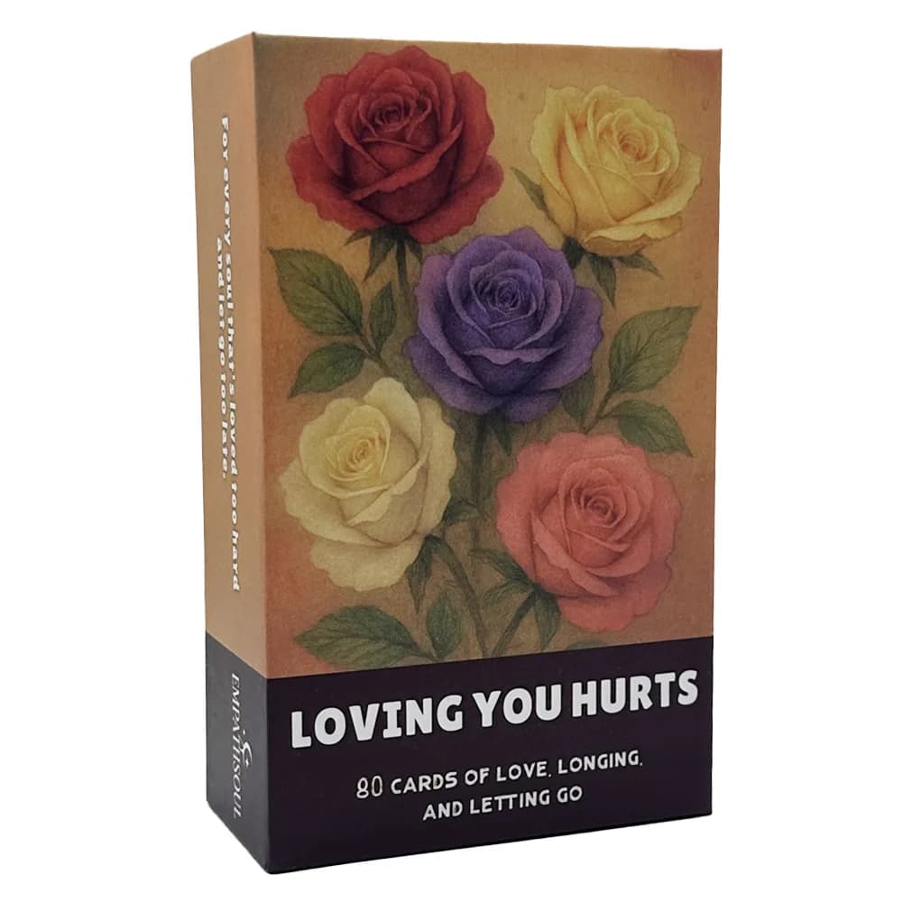 Mazzo di carte Loving Your Hurts da 12x7 cm, 80 pezzi, senza giochi di carte manuali Oracle