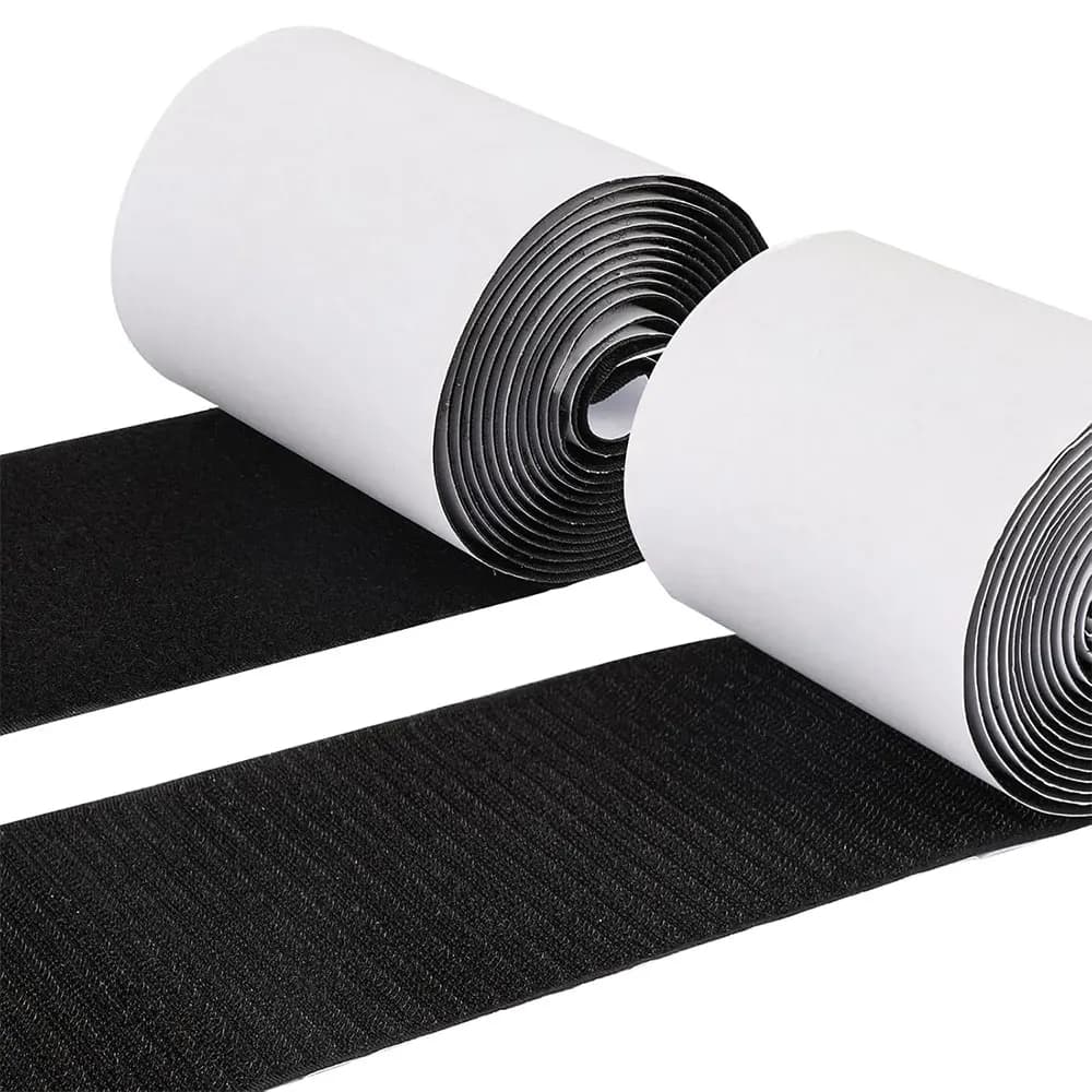 Nastro con gancio e anello per cuscini per divano con strisce adesive in nylon resistenti per l'organizzazione di creazione di auto, uffici, scuole, auto