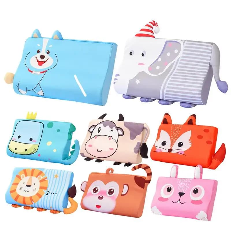 Cuscino per bambini Cuscino per bambini per lettino da viaggio Cuscino da letto ergonomico Cuscino da viaggio delicato sulla pelle per bambine