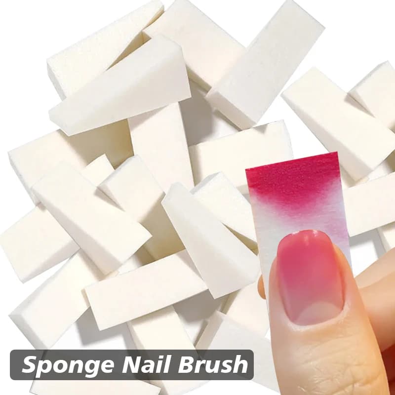 10-50 pieces triangle sponge soft nail brush effect foam paint gel Halo tool for dyeing brush makeup DIY manicure sponge brush