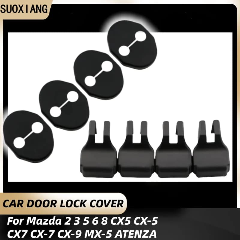 Auto Porta Serratura Braccio di Controllo Tappo di Copertura Porta Tappo di Copertura Per Mazda 2 3 5 6 8 CX5 CX-5 CX7 CX-7 CX-9 MX-5 ATENZA