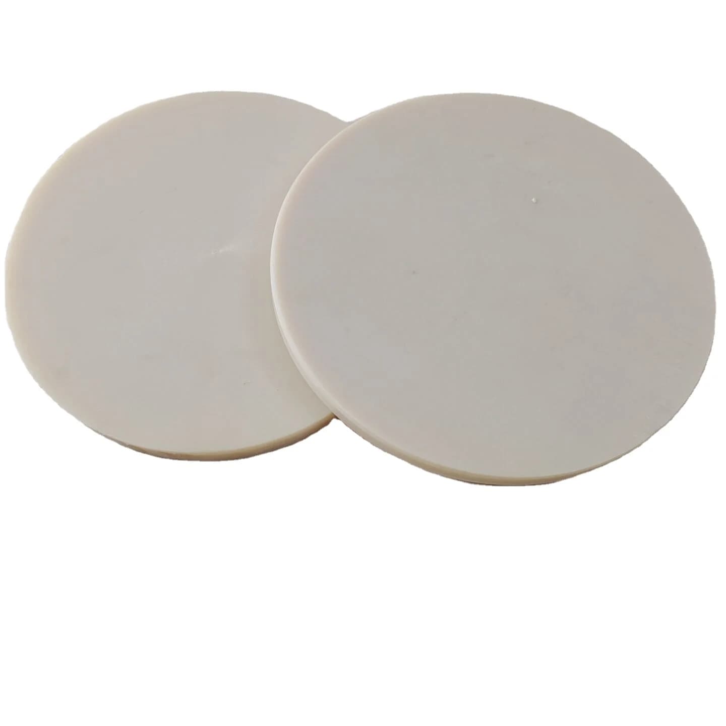 Polyamide PA nylon punching panel, diameter 295 mm, thickness 20 mm, for bag production machine