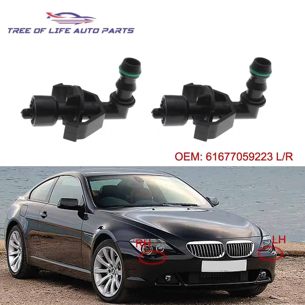 61677059223 paraurti anteriore lavafari ugello faro copertura getto d'acqua per BMW MW 6 E63 E64 LCI 2004-2010 7059223