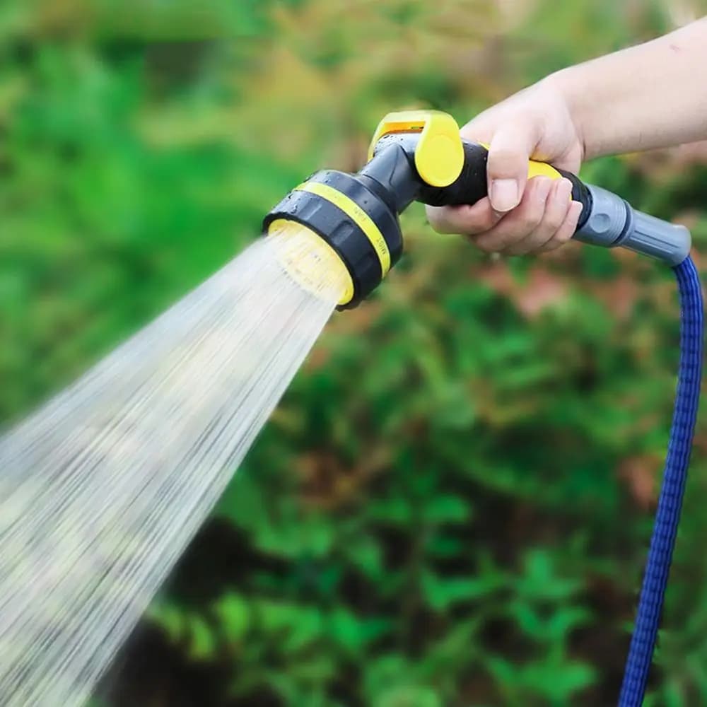 10 Modes Garden Watering Artifact Portable High Pressure Hose Sprayer Multi-functional Plastic Irrigation Tool Garden Sprinkler