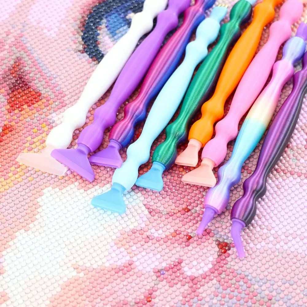 Punte di Ricambio per Penna da Pittura Diamante 5D, Strumento Multifunzionale per Ricamo e Punto Croce