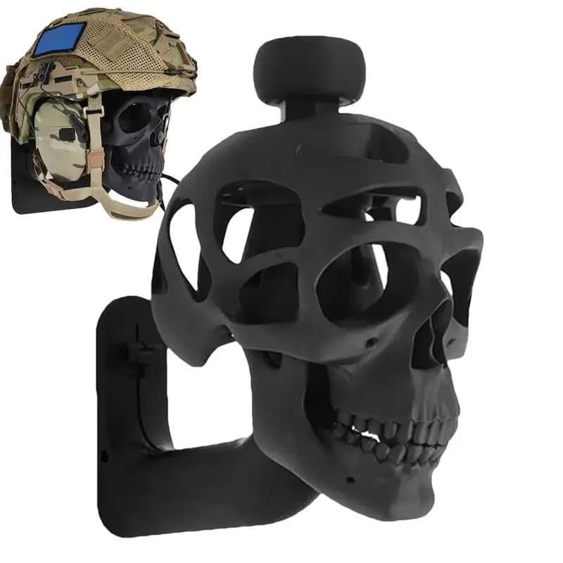 Supporto per Casco a Forma di Teschio 3D, Espositore Creativo per Casco da Moto, Regalo per Ciclisti e Motociclisti