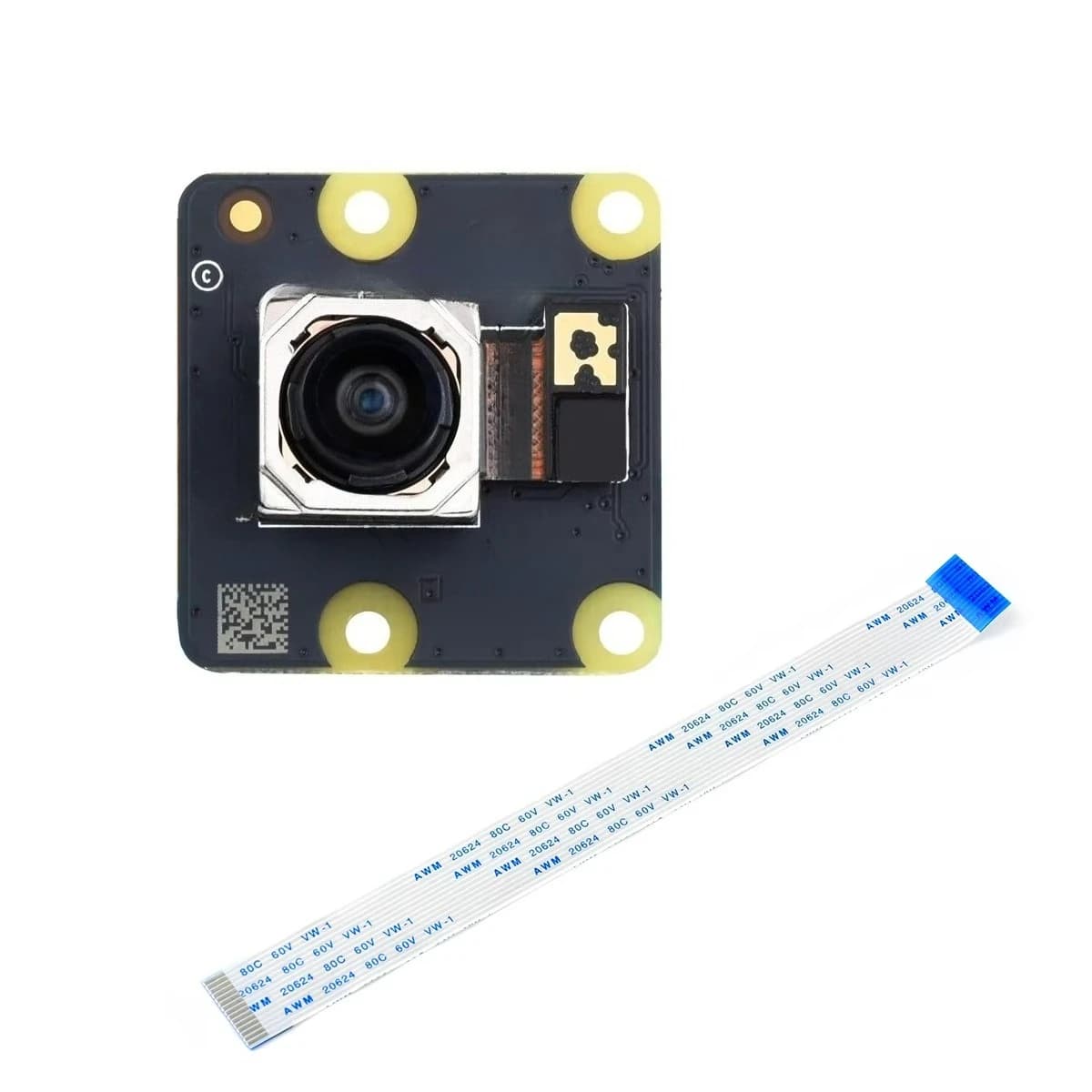 Raspberry Pi Camera Module 3 Wide NoIR 120° FOV IMX708 12MP High Resolution Night Vision Low Light Performance