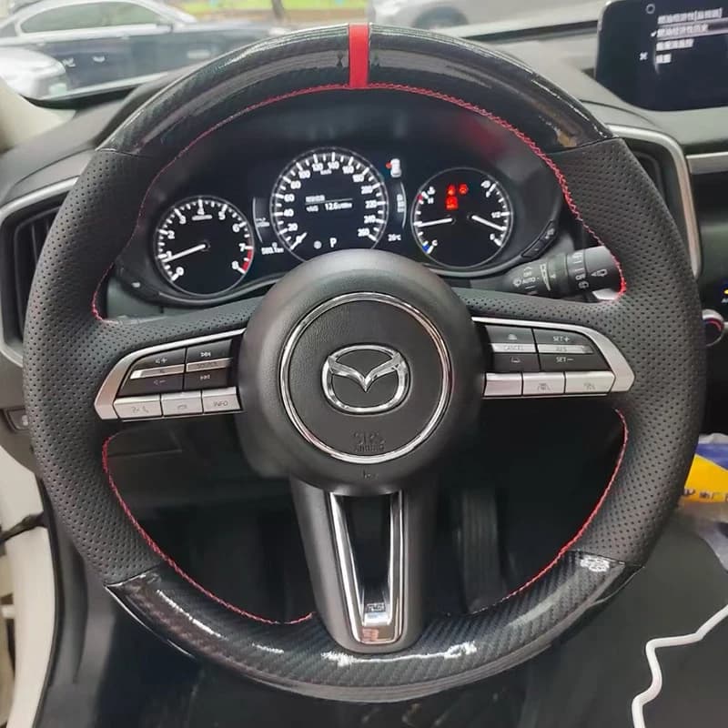 Custom DIY Car Cover for Mazda 3 Axela CX-30 CX30 2020-2024 CX-50 CX50 Microfiber Leather Braid Accessories