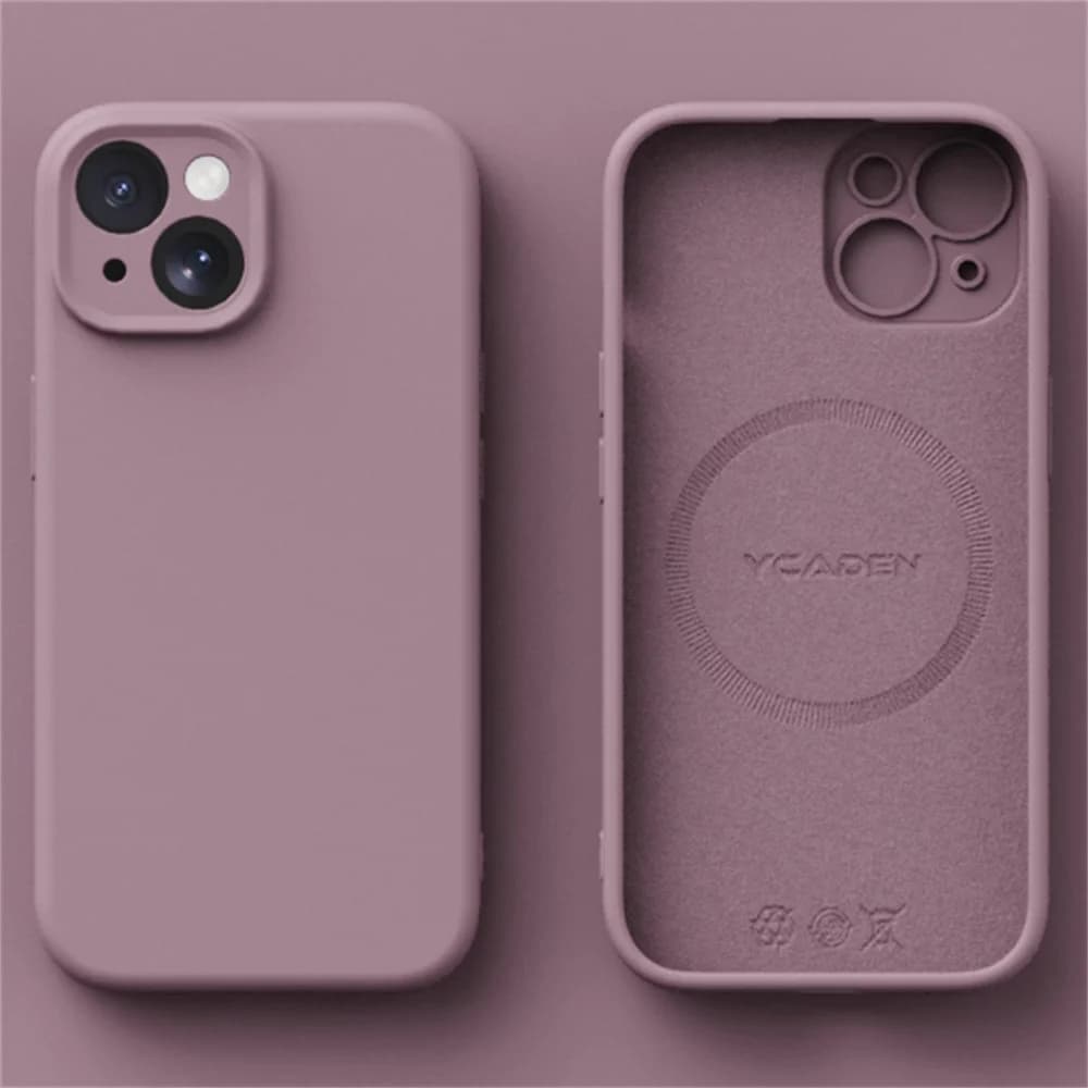Custodia di ricarica wireless magnetica in silicone liquido per IPhone 17 16 Pro Max 15 Pro 14Pro Max 13 12 11 Paraurti con copertura morbida e liscia