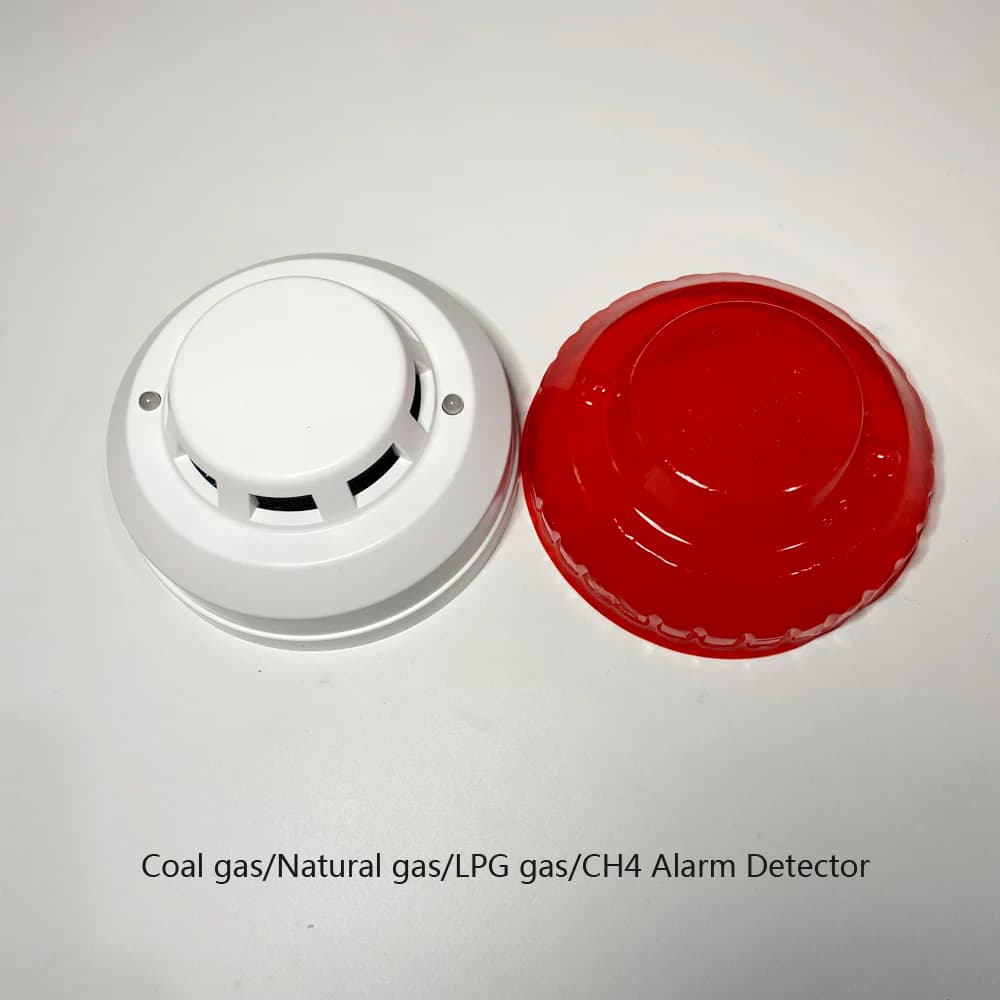 Cavo interno Sensore di allarme gas naturale Rilevatore di perdite di gas GPL combustibile a soffitto per sistema di allarme Segnale relè NC Gas di carbone