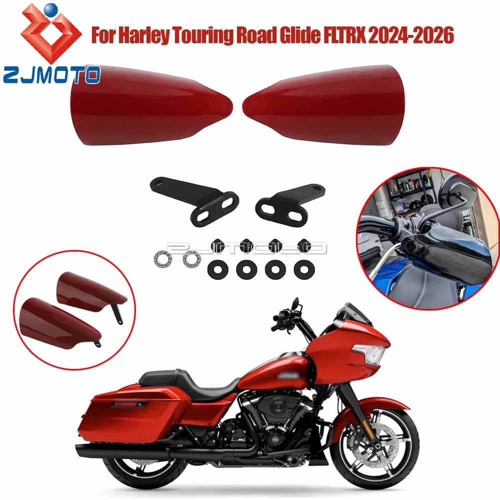 Per Harley Touring Road Glide CVO 121 FLTRXSE FLTRX 2023, 2024 2025 2026 Moto Paramani Protezione Manubrio Scudo Copertura