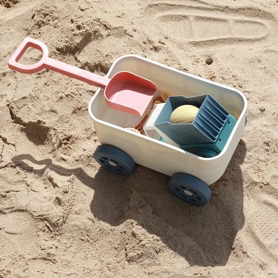 Giocattoli da spiaggia Giocattoli di sabbia per bambini con camion Auto Pala di sabbia Rastrello Sandbox Giocattoli per i più piccoli Bambini Ragazzi Cucina Giochi di imitazione Cucina
