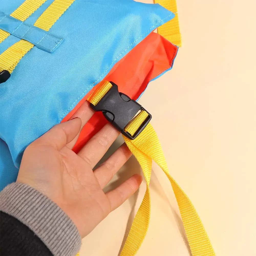 Universal Large Buoyancy Life Vest Jacket with Whistle Adjustable Straps Buoyancy Vest Portable Boating Vest Kayaking