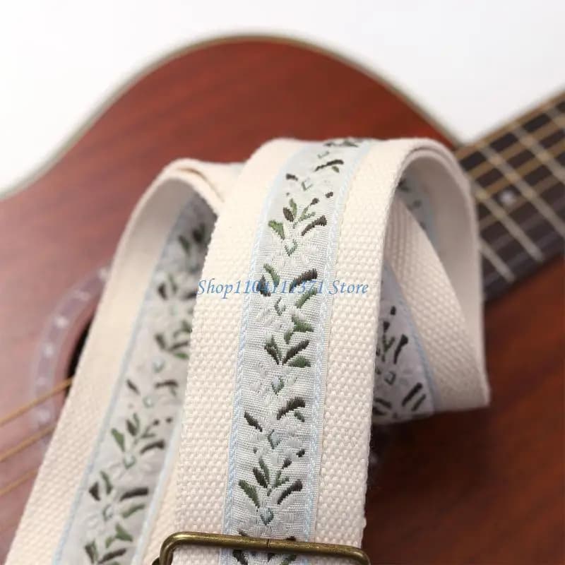 tracolla per chitarra moderna ricamata P9FC per artisti viene fornita con attacco per 2 plettri