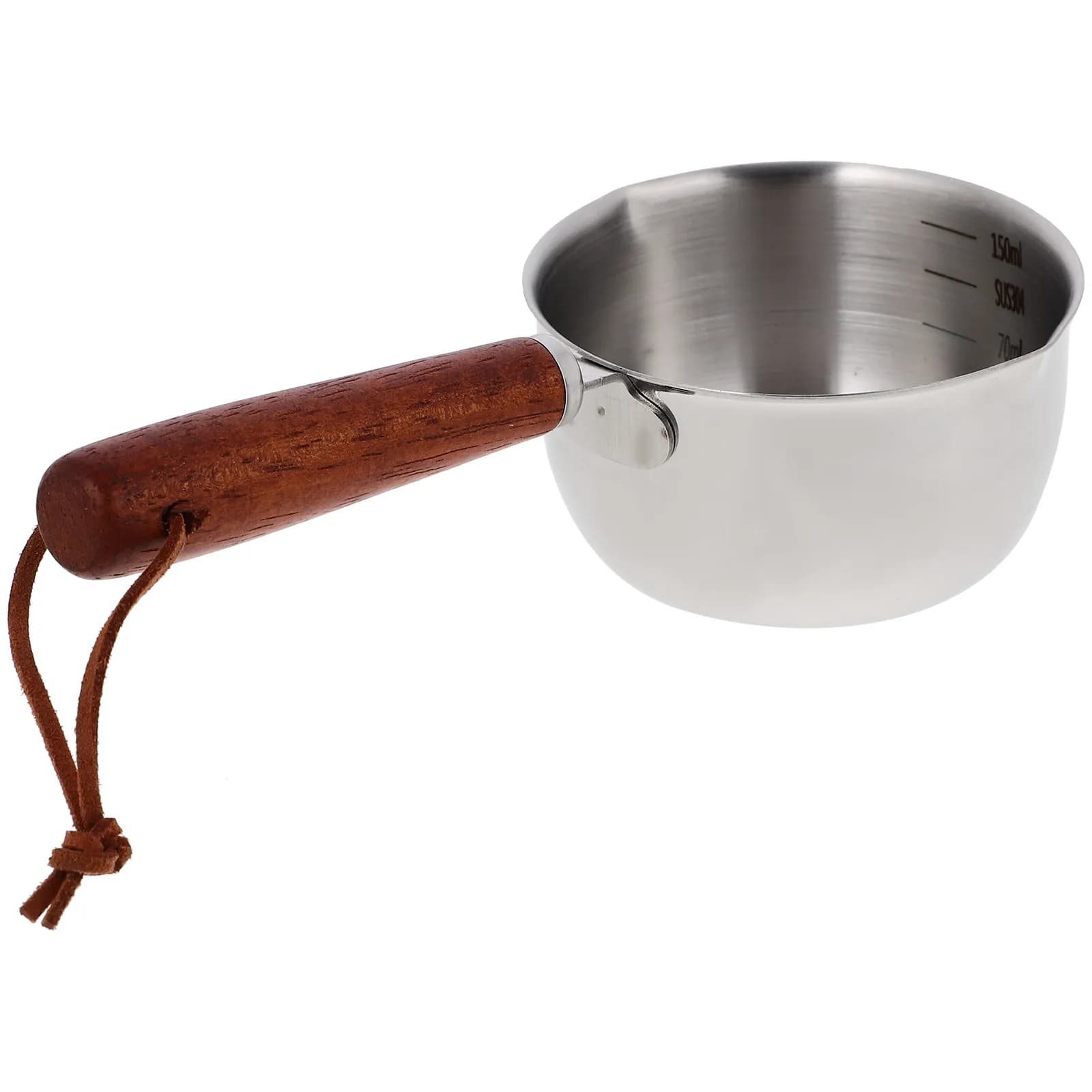 Pentola Piccola in Acciaio Inossidabile, Compatto Contenitore per Olio Caldo, Mini Pentola per Cucina a Induzione, per Bollire, Stufare, Friggere e Riscaldare Olio