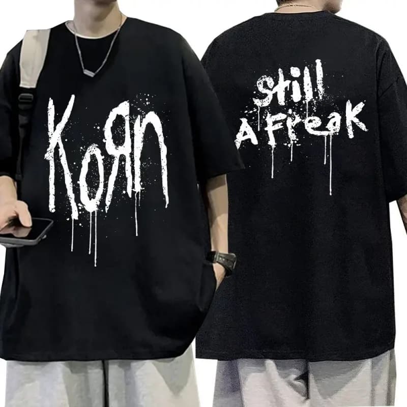 2026 Music Concert Rock Band World Tour Pure Cotton T-shirt Personalized Street Versatile 2024 Summer Fashion T-shirt