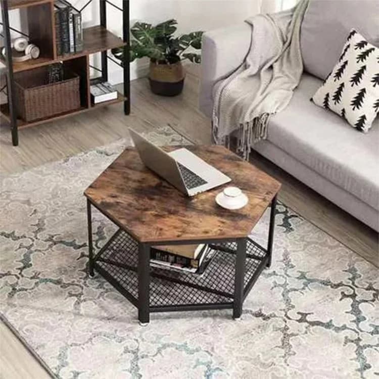 -Gambe Tavolino Design Metallo Vendita calda Nuovo ferro Logo personalizzato Mobili per soggiorno Porta TV moderno con set tavolino