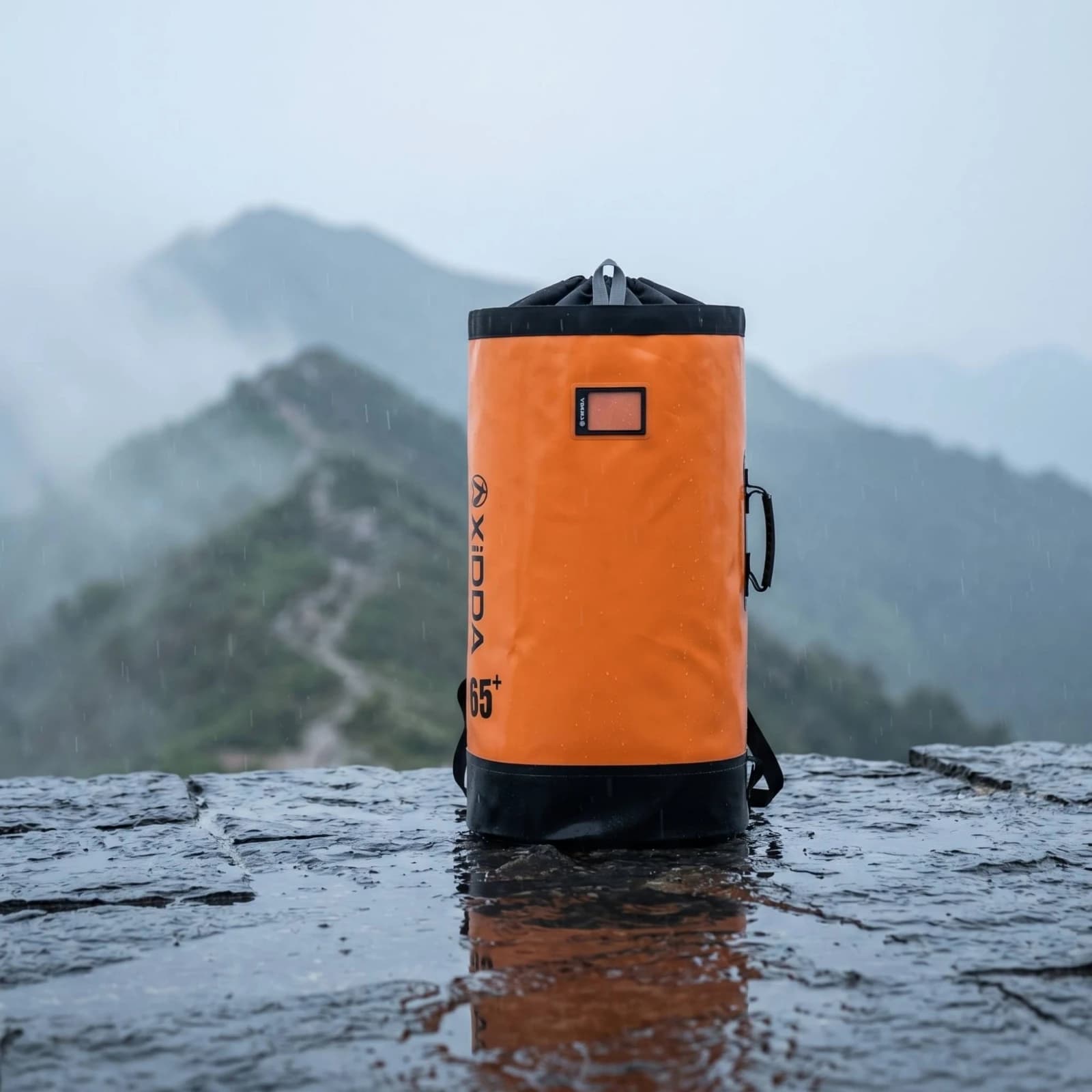 Rope Bag with Shoulder Straps Cylindrical Rope Storage Backpack Climbing Backpack Heavy-Duty Outdoor Gear Bag Tough for Climbers