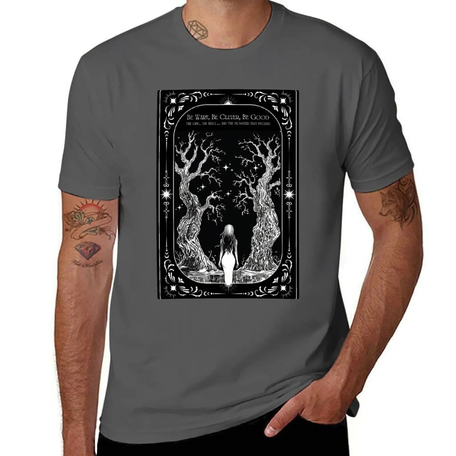 T-shirt One Dark Window Tarot Card, maglietta casual per le vacanze estive