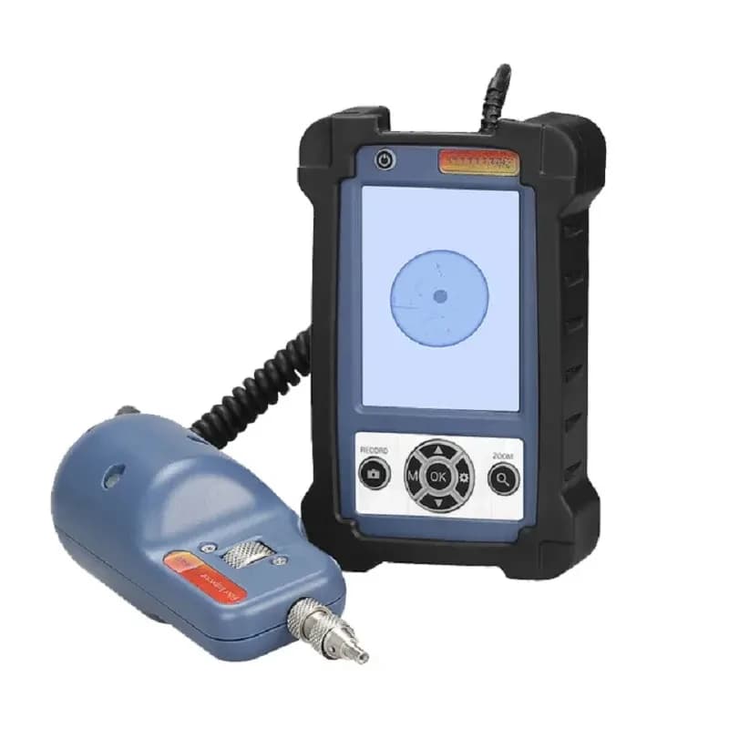 Sonda per microscopio per ispezione in fibra ottica 400X con monitor con schermo da 3,5 pollici