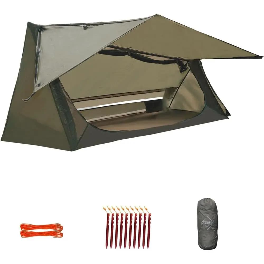 Bivy Tent Lightweight for Hiking, Camping and Backpacking (Without Trekking Sticks)
