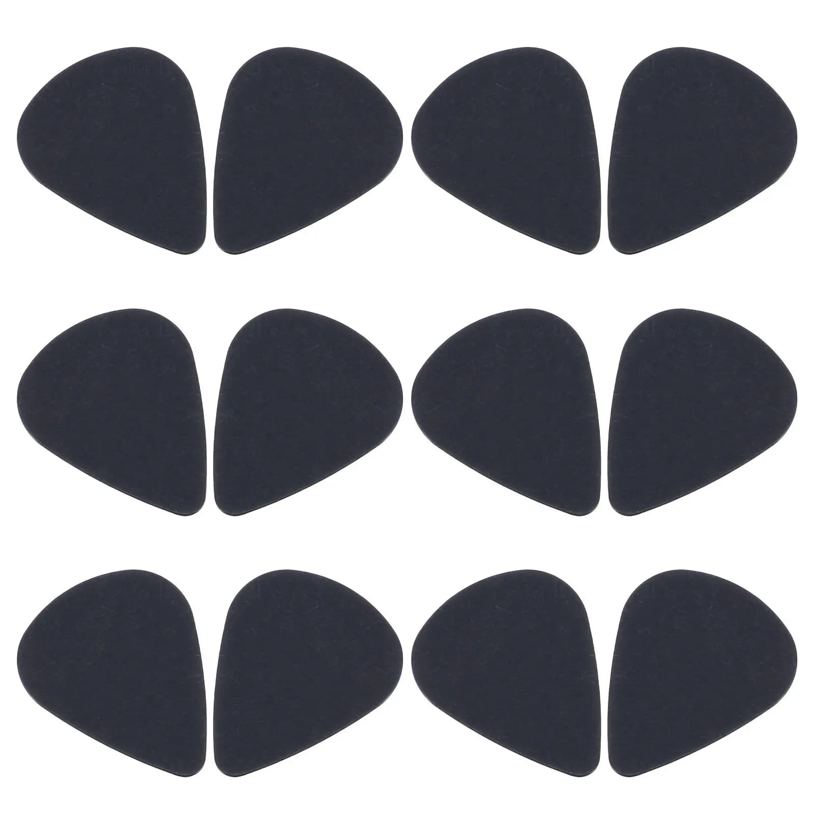 30Pcs Guitar Picks Black 0.5mm Thin Plectrums Acoustic Electric Bass Ukulele Accessories Bulk Plastic Practice Band