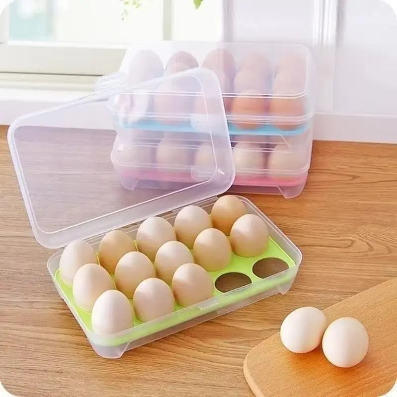 6/15 Griglia Uova Frigorifero Uova Scatola di Immagazzinaggio Custodia Contenitore di Stoccaggio Alimenti Accessori Cucina Strumenti di Stoccaggio di Plastica Per Uso Domestico