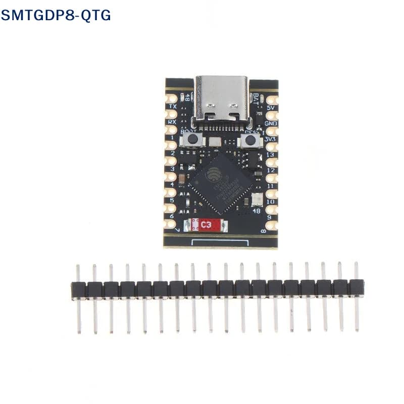 NEW 1 Set WiFi Bluetooth ESP32-C3 SuperMini Plus RGB LED Antenna Development Board ESP32 C3 Super Mini V2.0 Board
