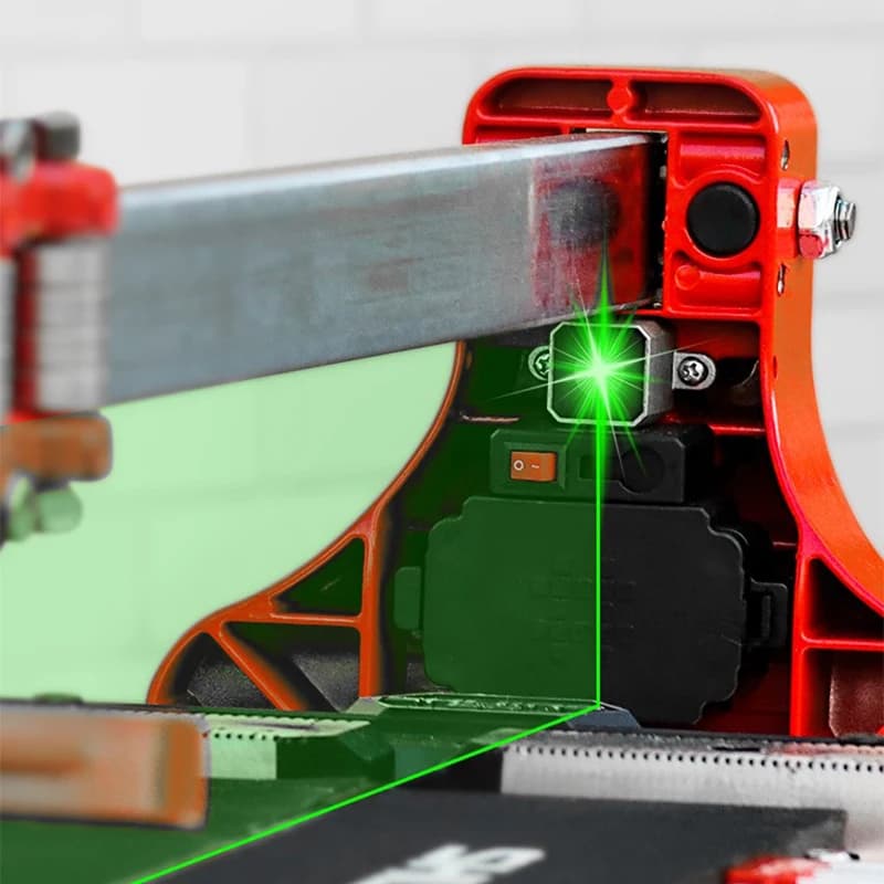 Taglierina Manuale per Piastrelle da 1800mm, Macchina di Precisione per Taglio Lastre di Roccia, con Laser e Sistema Magnetico a Pressione Rapida