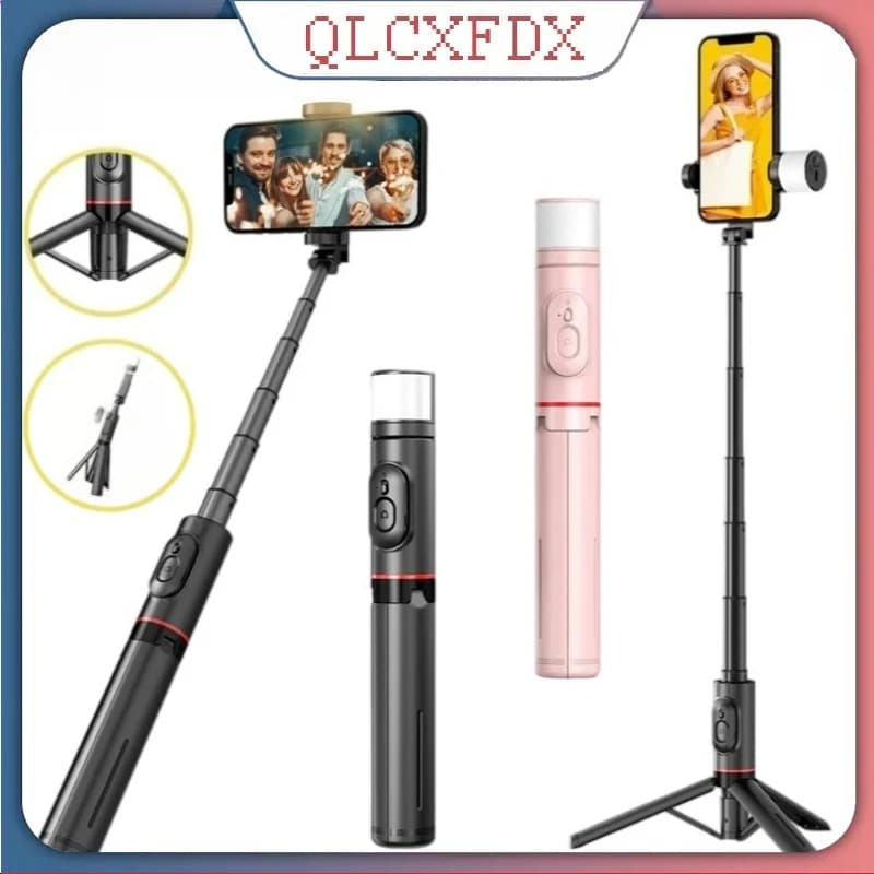 Bastone Selfie Bluetooth Pieghevole con Treppiede Wireless e Otturatore Bluetooth, Monopiede per Fotografia Live per iPhone 15 14 Samsung S24 S23