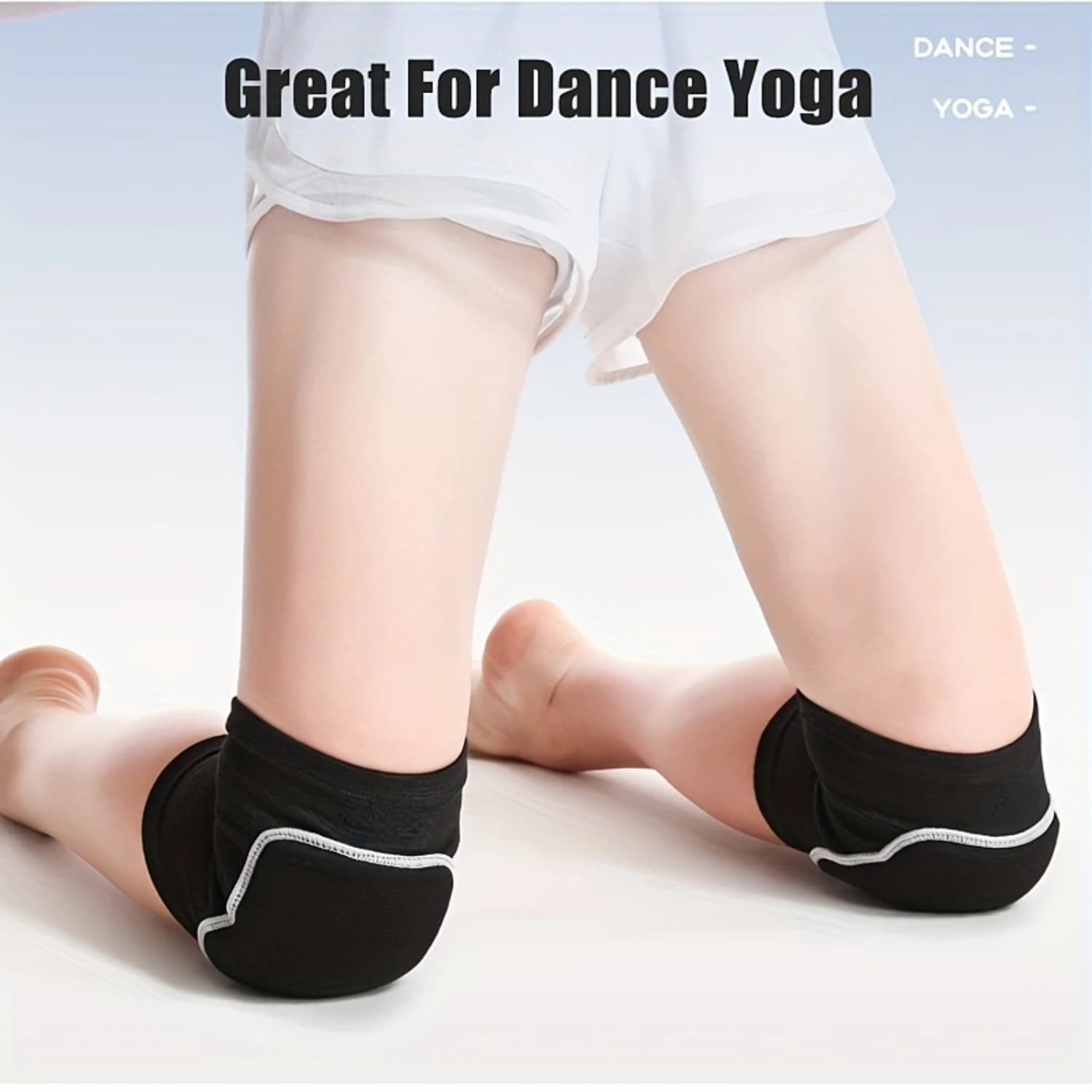 Ginocchiere da pallavolo 1 paio, protezione per ginocchiera per pattini da calcio per danza yoga addensata, ginocchiera di sicurezza sportiva, supporto per ginocchio da allenamento
