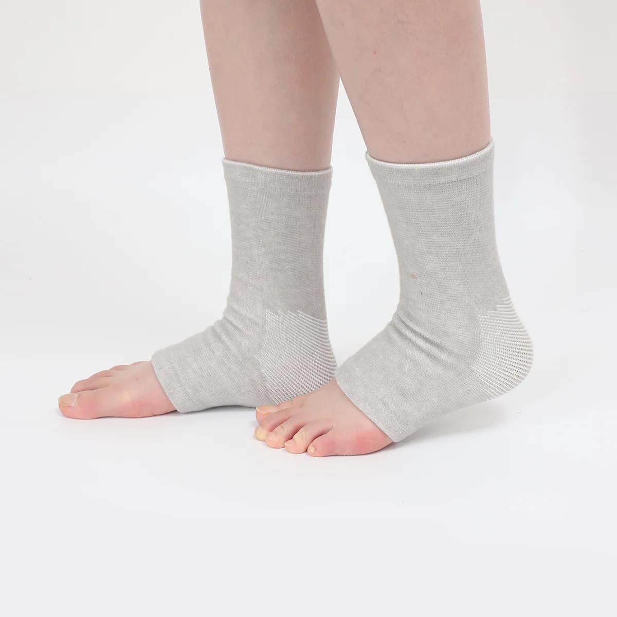 Tutore di supporto per caviglia elasticizzato a quattro vie per lo sport da corsa Uomo Donna Avvolgente protettivo invernale caldo per distorsione della caviglia