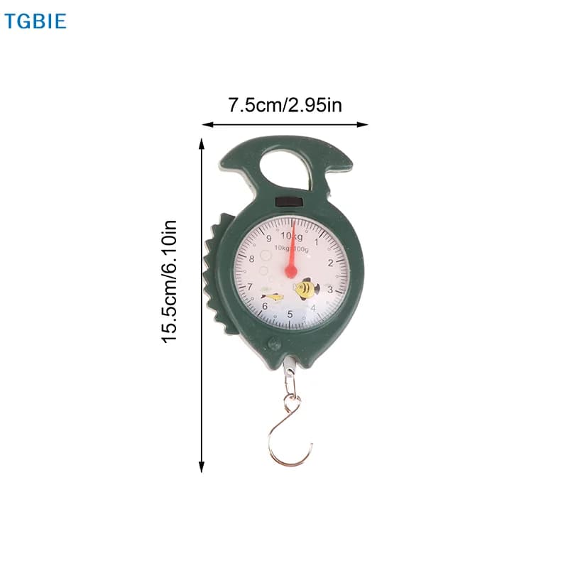 Bilancia Digitale Portatile a Forma di Pesce da 10 kg, Bilancia da Pesca, Bilancia Tascabile, Bilancia per Bagagli da Viaggio