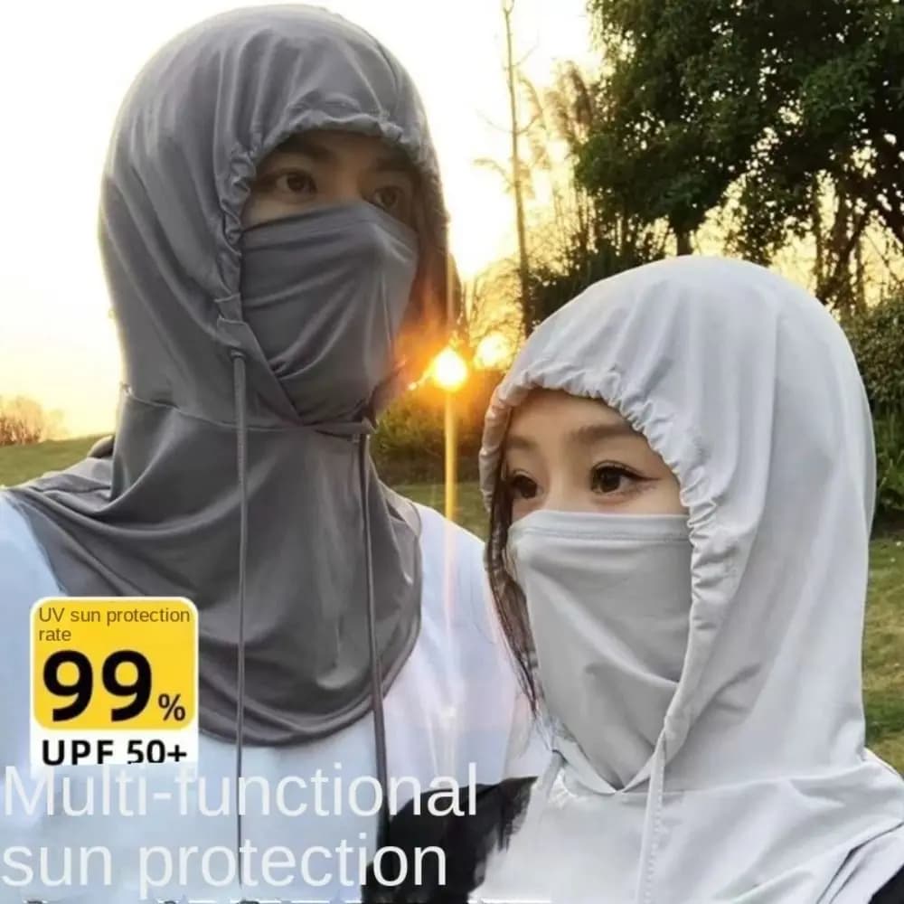 Summer Sun Protection Face Mask Breathable Long Neck Covers Outdoor Cycling Fishing Balaclava