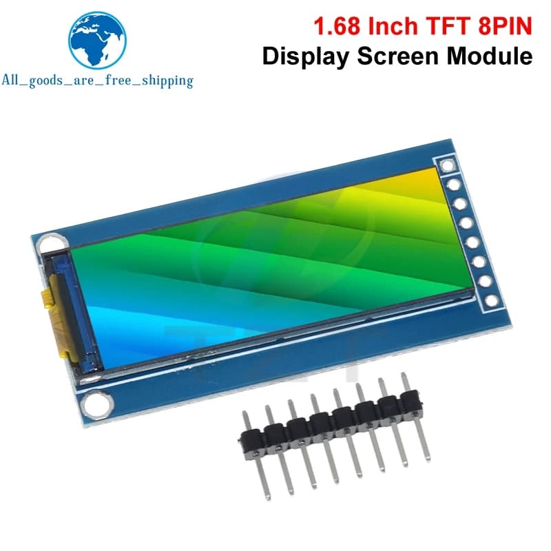 1/3PCS 1.68 Inch TFT Display Module NV3007 Long Strip LCD Screen 142*148 Full View SPI Color Screen for Arduino