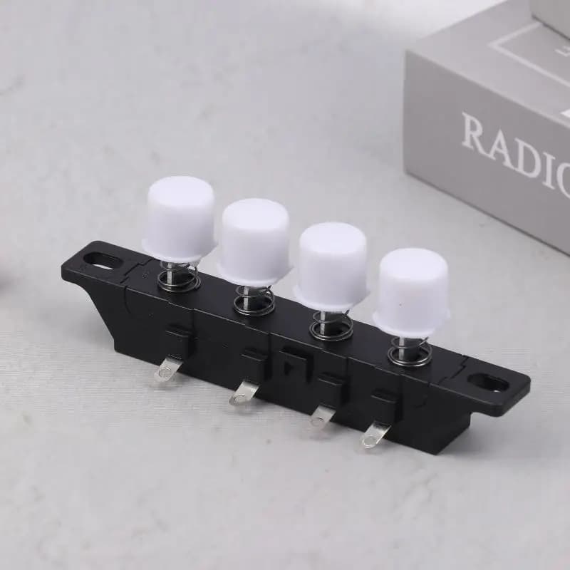 (.) 1Pcs 4 Key 3-Speed ​​Round Knob Switch Universal Electric Fan Switch Accessories For Table Fans Floor Fans