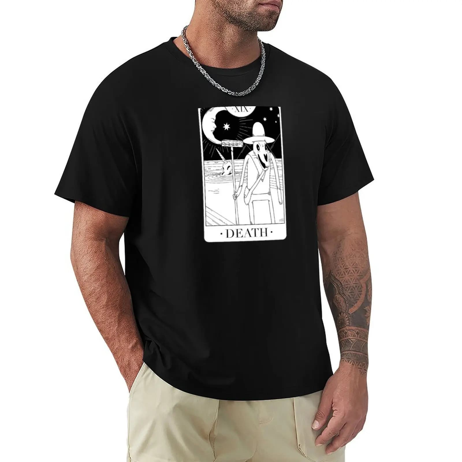 Tarot Card - Death T-Shirt Fitness Top a maniche corte ad asciugatura rapida
