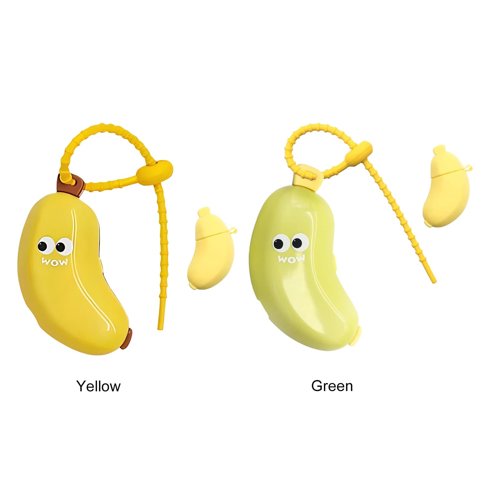 Per la maggior parte degli spazzolini manuali ed elettrici, 2 confezioni di coperture protettive portatili per testine di spazzolino a forma di banana