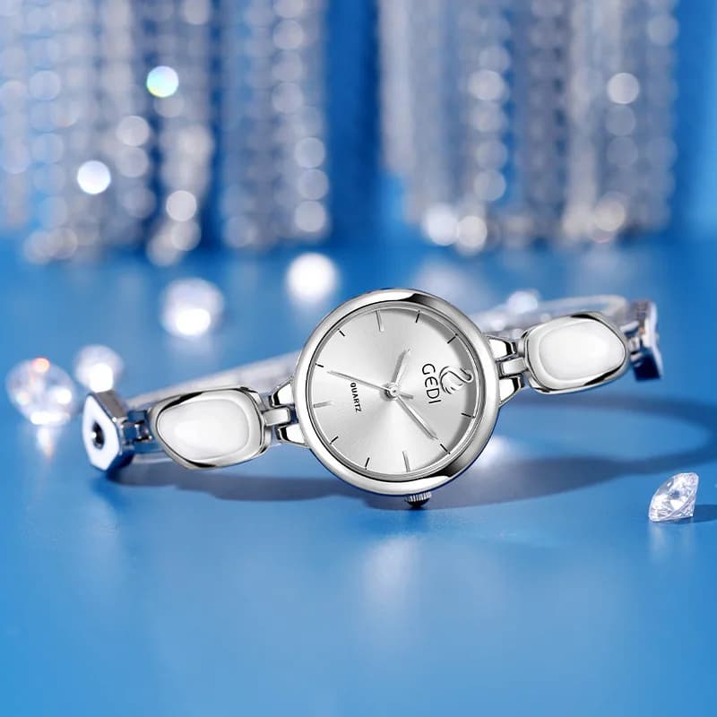Women's Wrist Watch GEDI High-end Water Resistant Quartz Wrist Watch for Women's Relogio Female