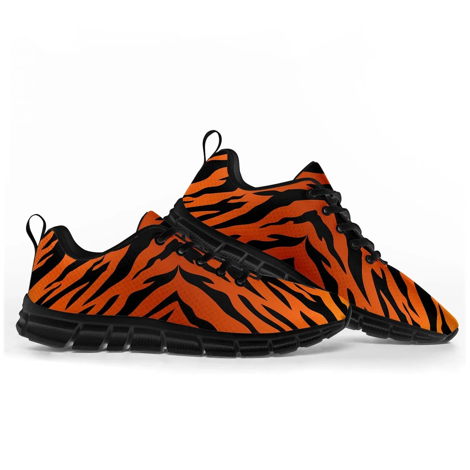 Tiger Stripe 3D Print Sports Shoes Mens Womens Teenager Breathable Sneakers Tide Printed Causal Custom Quality Couple Shoes