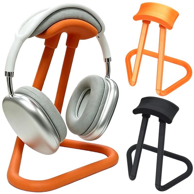 PLA Headphone Stand Holder 3D Desk Printed Minimalist Desk Organizer Eco Friendly Lightweight Headset Durable for Office Bedside