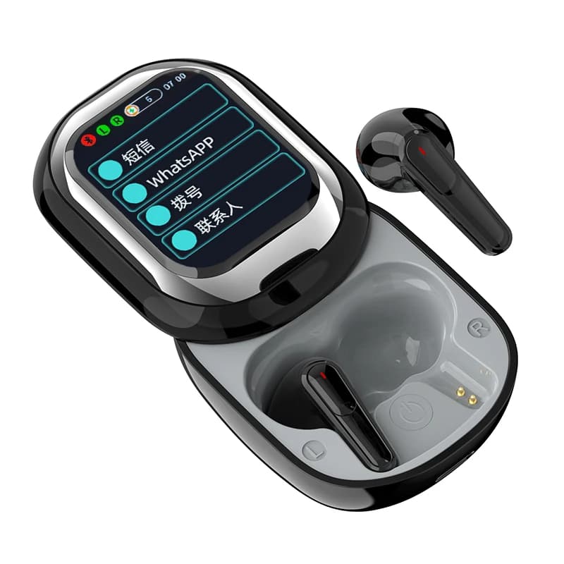 Auricolari Bluetooth wireless SE-one con display touch screen completo Controllo musicale ANC Cancellazione del rumore per smartphone Android iOS