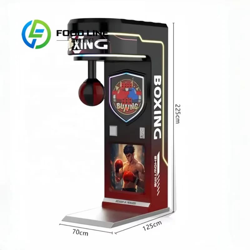 Boxer Punching Game Machine Adjustable Difficulty Level Like Punch Bag Arcade Game Machine Suits Different Player Groups