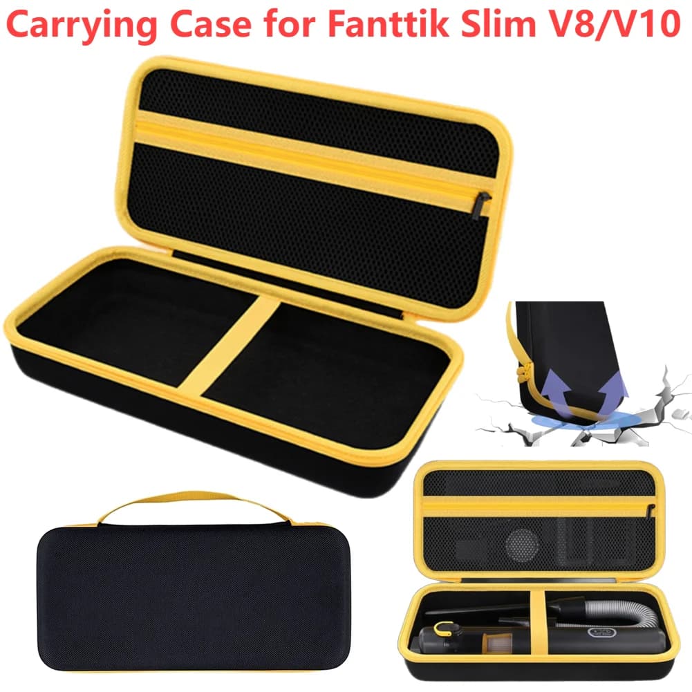 Borsa portaoggetti per aspirapolvere senza fili per auto impermeabile Scatola portaoggetti per aspirapolvere portatile antiurto per Fanttik Slim V8/V10