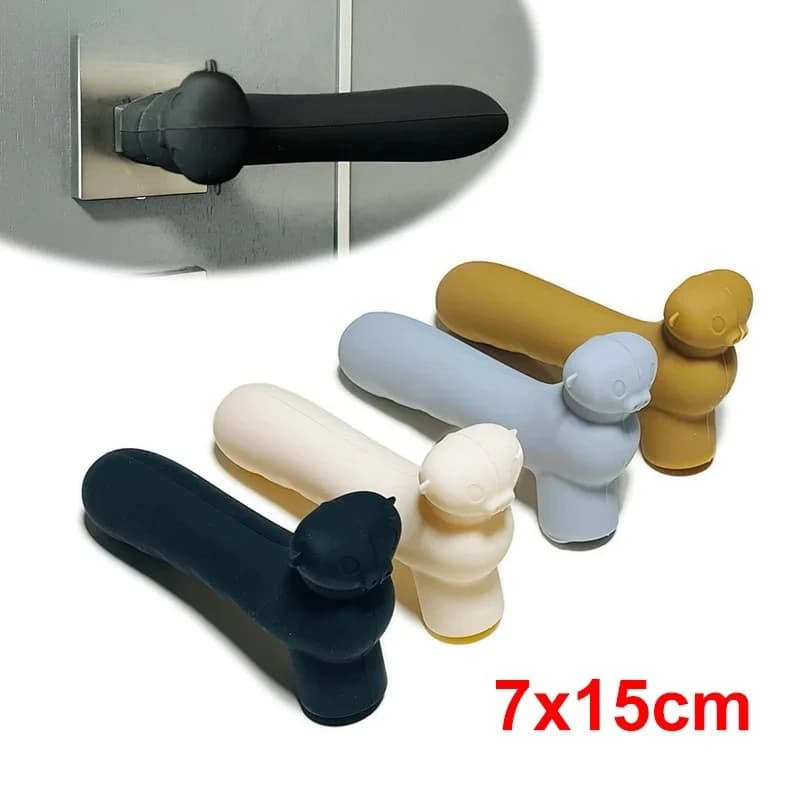 Copri Maniglia in Silicone Anticollisione, Antistatico, per la Sicurezza dei Bambini, Protezione per Pareti di Camera da Letto e Soggiorno