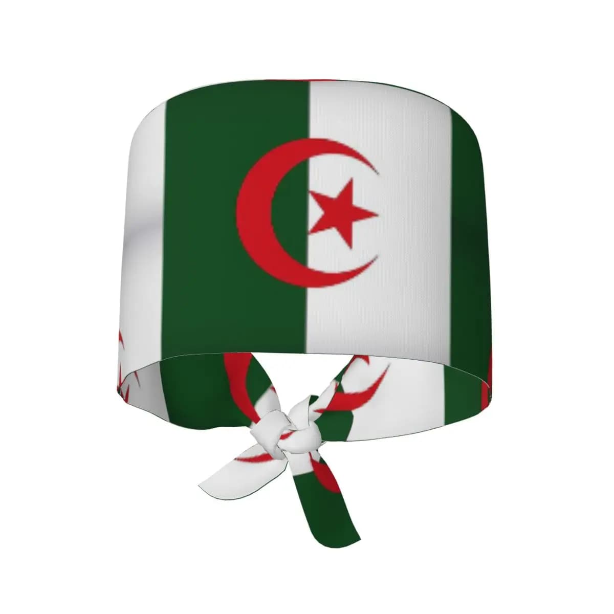 Cappello da lavoro chirurgico con bandiera ufficiale dell'Algeria, berretto chirurgico da lavoro, berretto da allattamento regolabile unisex per dentista