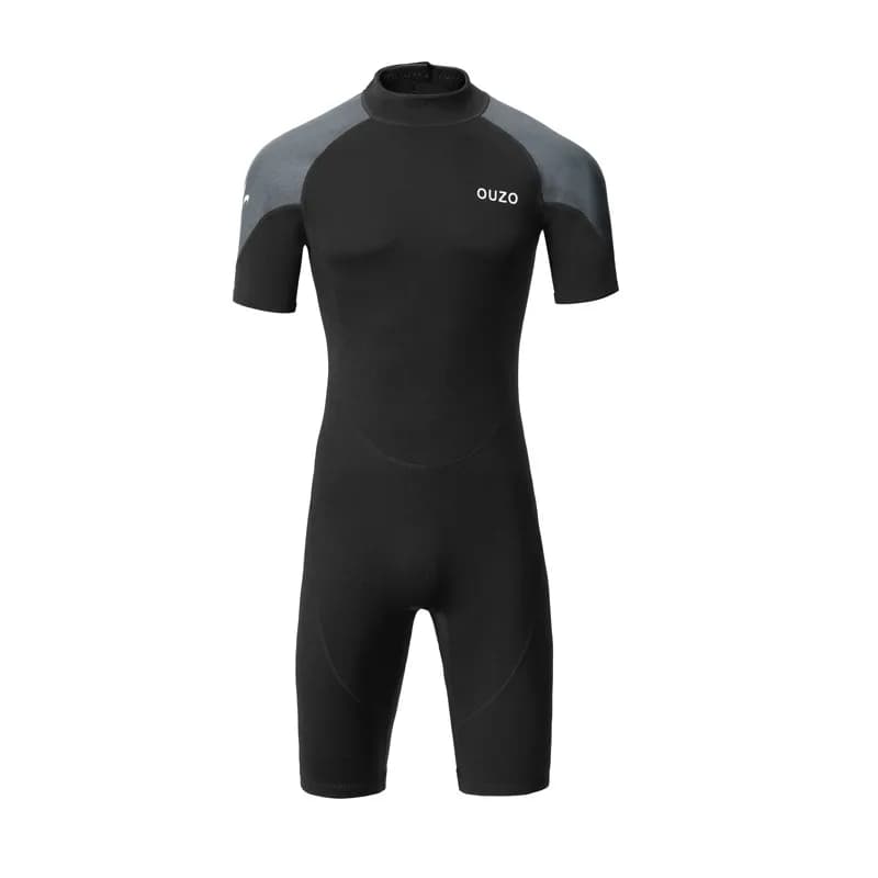 1.5mm Diving Suit Men's Women's Short Sleeved Shorts One Piece Diving Suit Sun Protection Surfing Suit